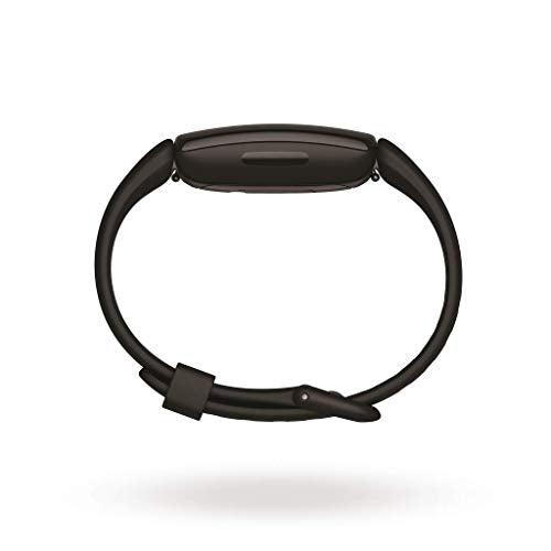 Fitbit Inspire 2 Health & Fitness Tracker with a Free 1-Year Premium Trial, 24/7 Heart Rate, Black/Black, One Size (S & L Bands Included)