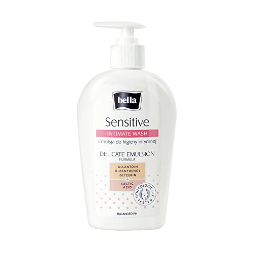 Bella Sensitive Intimate Wash For Women | Hygiene Wash | pH Balances | Delicate Emulsion Formula, Moisturises the Skin, Smooths Skin | Pack of 1 | 300 ml