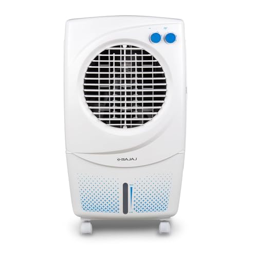 Bajaj PMH 36 Torque 36L Personal Air Cooler For Room| Duramarine Pump with 2-Yr Pump Warranty| 3-Yr Warranty (1 Yr Std + 2 Yr Extn)| TurboFan Technology| Powerful Air Throw| 3-Speed Control| Portable