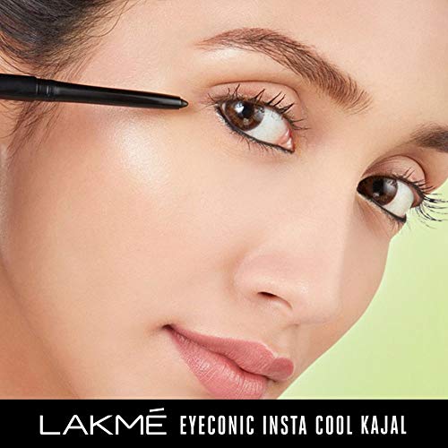 Lakme Eyeconic Insta Cool Kajal|| Black|| 0.35 g