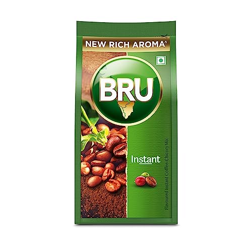 Bru Instant | Aromatic Coffee From South Indian Plantations | Premium Blend of Robusta & Arabica Beans For a Rich Coffee Experience | 200g