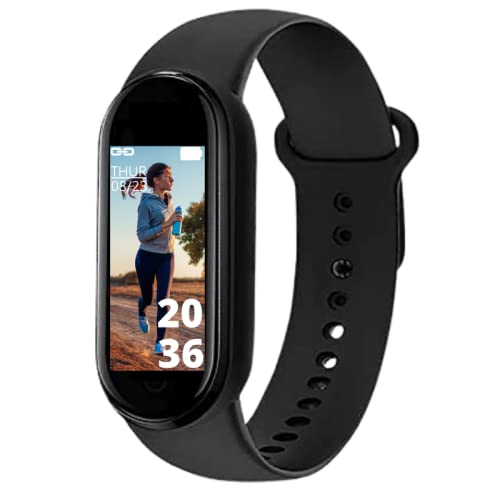 Drumstone {𝐑𝐚𝐤𝐬𝐡𝐚 Bandhan Gift) Smart Fitness Band with Heart Rate and Activity Tracker, Waterproof, Step Counter, Calorie Counter, BP Monitor - 𝟏𝟓 𝓨𝓮𝓪𝓻𝓼 𝓦𝓪𝓻𝓻𝓪𝓷𝓽𝔂