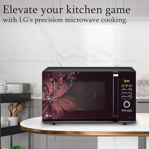 LG 32 L Convection Microwave Oven (MC3286BRUM, Black, 360° Motorised Rotisserie & Diet Fry)