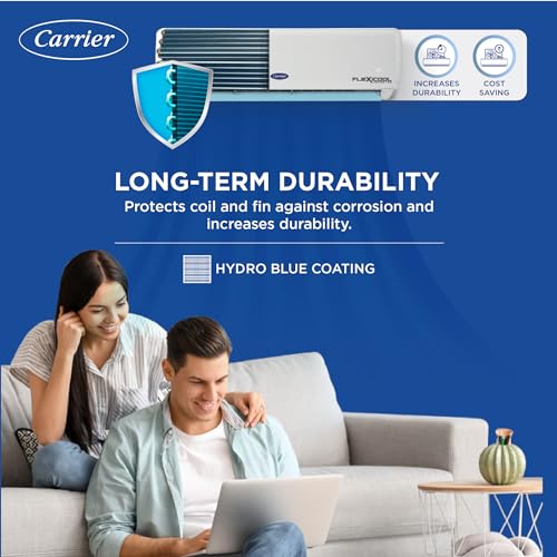 Carrier 1.5 Ton 3 Star AI Flexicool Inverter Split AC (Copper, Convertible 6-in-1 Cooling,High Density Filter, Auto Cleanser, 2024 Model,ESTER NEO Exi+, CAI18ER3R34F0,White)