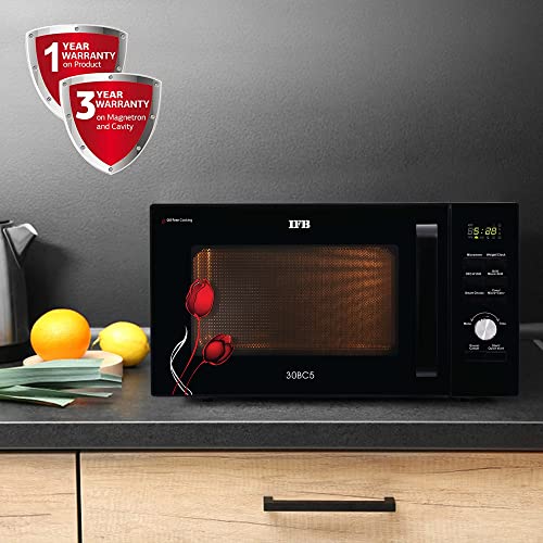 IFB 30 L Convection Microwave Oven with Oil Free Cooking (30BC5, Black, With Starter Kit)