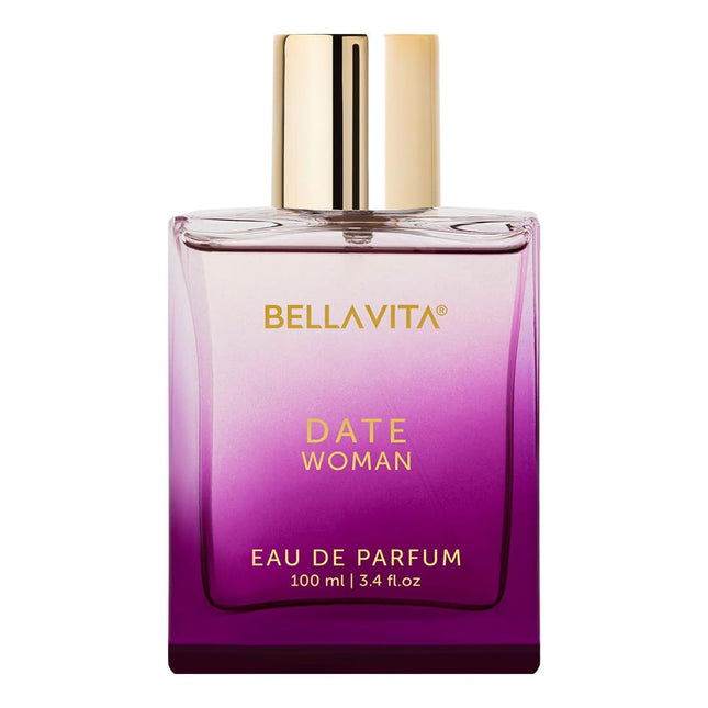 Bella Vita Luxury Date Woman Eau De Parfum Perfume with Pink Pepper, Jasmine & Vanilla|Premium, Long Lasting Floral & Fruity Fragrance for Women, 100ML