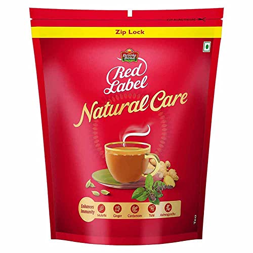 Red Label Natural Care Tea, Chai Made With 5 Ayurvedic Herbs, 1 Kg