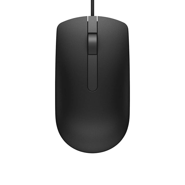 Dell MS116 Wired Optical Mouse, 1000DPI, LED Tracking, Scrolling Wheel, Plug and Play