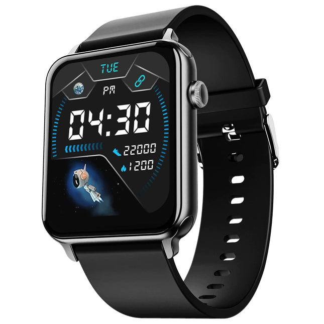 boAt Wave Lite Smart Watch w/ 1.69" (4.2 cm) HD Display, Sleek Metal Body, HR & SpO2 Level Monitor, 140+ Watch Faces, Activity Tracker, Multiple Sports Modes, IP68 & 7 Days Battery Life(Active Black)