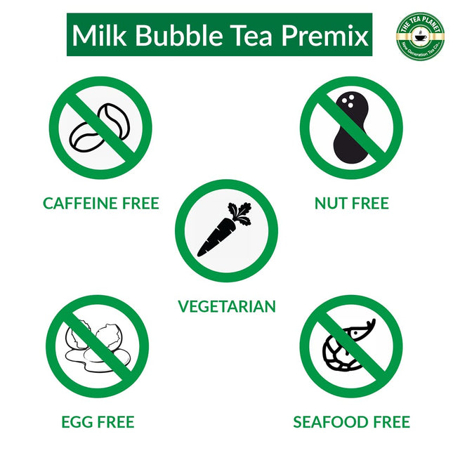 The Tea Planet - Taro Base Mix Bubble Tea Mix | Make Bubble Tea Drinks at Home| Just Add Green Tea/Water/Dairy/Non Dairy | Superior Ingredients, 100% Vegetarian| (250gm- Pack of 1)