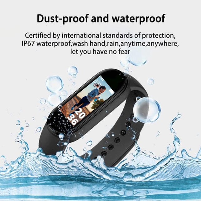 Cospex M7 Smartband Fitness Bracelet Sport Smart Band Wristband Heart Rate Monitor and Many Activity Features for Men and Women_M62