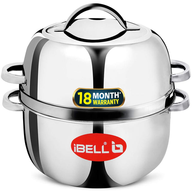 iBELL Induction based 1.5kg Stainless Steel Thermal Rice Cooker with Rubber Gasket - Silver