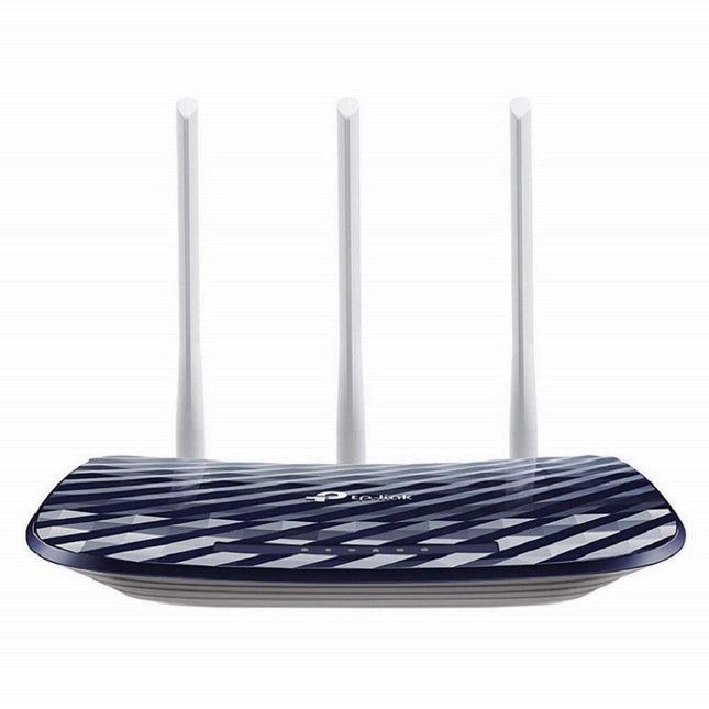 TP-Link AC750 Dual Band Wireless Cable Router, 4 10/100 LAN + 10/100 WAN Ports, Support Guest Network and Parental Control, 750Mbps Speed Wi-Fi, 3 Antennas (Archer C20) Blue, 2.4 GHz