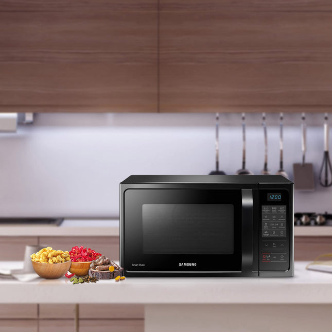 Samsung 28L, Convection Microwave Oven with Curd Making(MC28A5013AK/TL, Black, 10 Yr warranty)