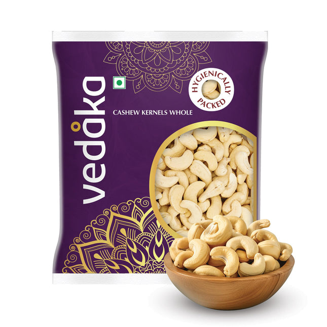 Amazon Brand - Vedaka Popular Whole Cashews, 500g