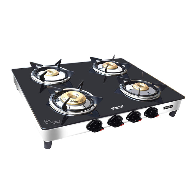 Maharaja Whiteline Belenus 4 Burner GS-111 Gas Cooktop -2 Years Warranty