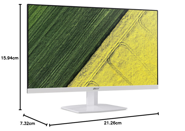 Acer HA240Y G 23.8 Inch Full HD IPS Ultra-Thin (6.6mm) Backlight LED LCD Monitor I Rapid 120Hz Refresh Rate I 1 MS VRB Response I AMD Free Sync I 1xHDMI 1xVGA I Stereo Speakers I Eye Care I White