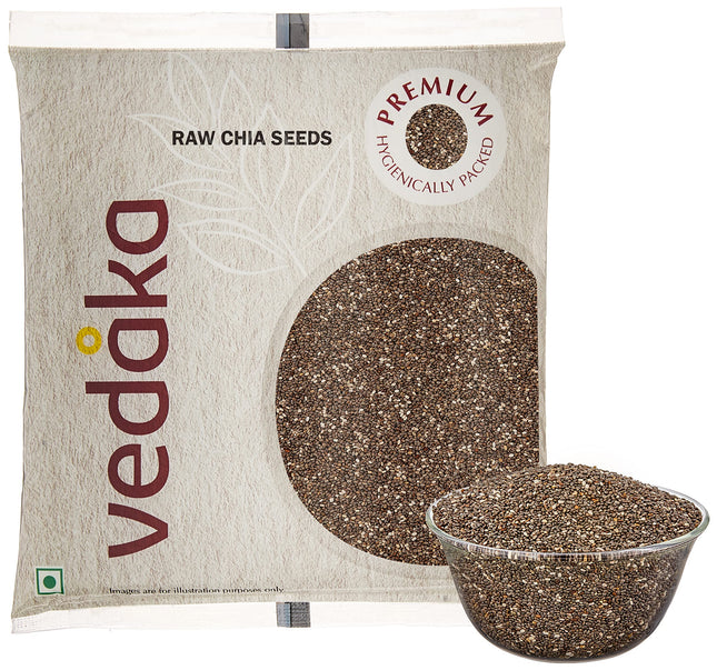 Amazon Brand - Vedaka Premium Raw Chia Seeds, 100g